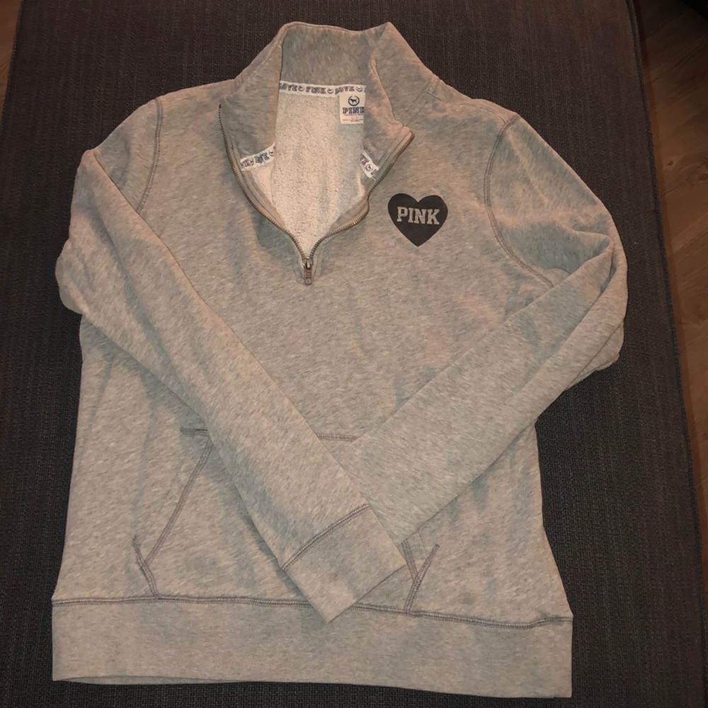 PINK Victoria Secret, size S half zip.